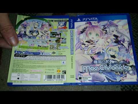Nostalgamer Unboxing Moe Chronicle On Sony PlayStation Vita English Region Free
