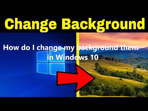 How do I change my background theme in Windows 10 @controlbd #windows10 #windows11