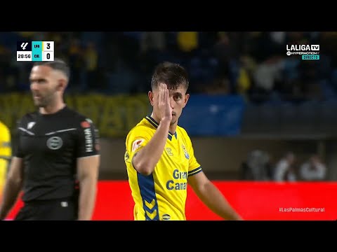Golazo de Manu Fuster en el UD Las Palmas 4 Cultural Leonesa 0 | J19 - 25-26 | Audio: ‪Alba Oliv.
