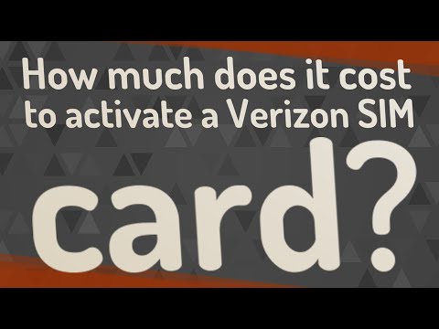 How Much Do Sim Cards Cost At Verizon
