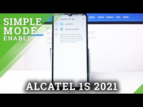 How to Enable Easy Mode on ALCATEL 1S 2021 – Activate Simple Mode