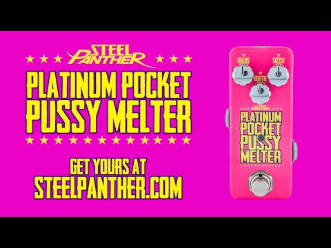 Limited Edition Steel Panther Platinum Pocket Pu$$y Melter Distortion Pedal image 9