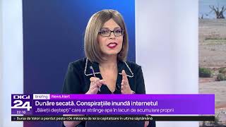 Briefing. Adrian Cioroianu: Această criză a Dunării îl obligă pe președinte să fie mai activ