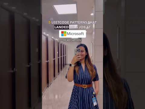 5 leetcode patterns that landed me a job at Microsoft