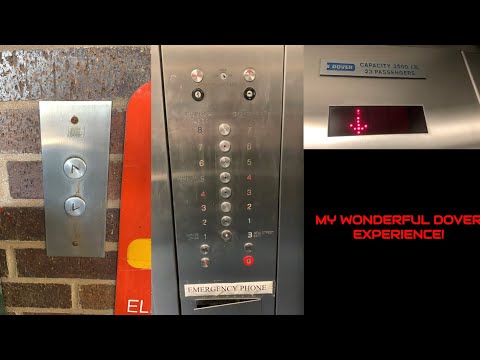 MY WONDERFUL DOVER EXPERIENCE. Very Rare Dover VR Traction Elevators Bank 2- Metro-North PG - WP, NY