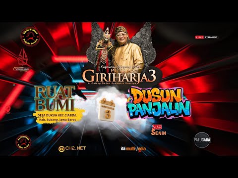 🔴Live Pagelaran Wayang Golek Putra Giriharja3 PGH3  H. Dadan Sunandar Sunarya - Panjalin Subang