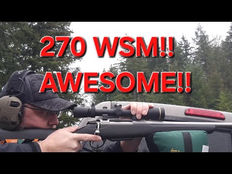 270 WSM!! Tikka T3x Lite Stainless - Review and Sight-In with Federal Trophy Copper 130 Grain