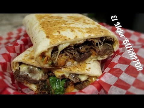 MEGA BURRITO |RECETA| COMO HACER BURRITOS