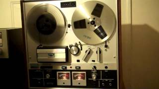 Video thumbnail for AKAI GX-220D Reel to Reel Serviced & Working. Auto Rev. New Caps on REC, PLBK, PS Boards/ ZCUCKOO by ZCuckoo TimR