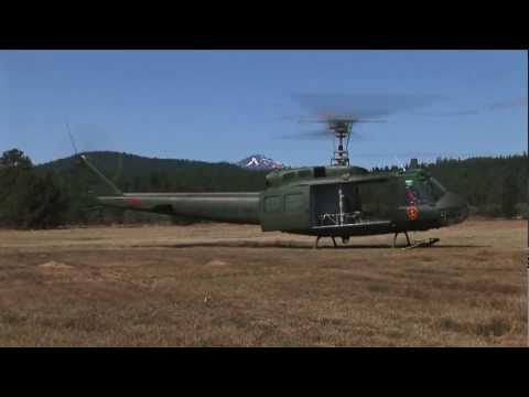 Pancho's Huey '961 - Vietnam War UH-1H Huey Helicopter Taking Off, Flying, Landing