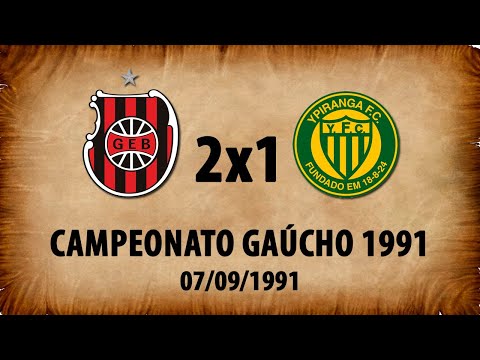 G.E.Brasil 2x1 Ypiranga - Campeonato Gaúcho 1991