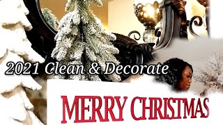 Christmas 2021 Decorate with Me | Gabriella's Christmas Part 1| CHRISTMAS CLEAN AND DECORATE WITH ME