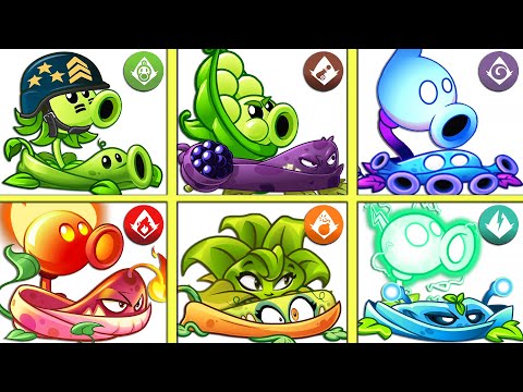 Random 6 Best Vine & Mint Plant Team - Who Will Win? - PvZ 2 Team Plant vs Team Plant