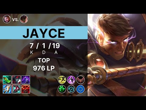 Jayce Top vs Malphite - 976 LP Grandmaster - EUW 15.12