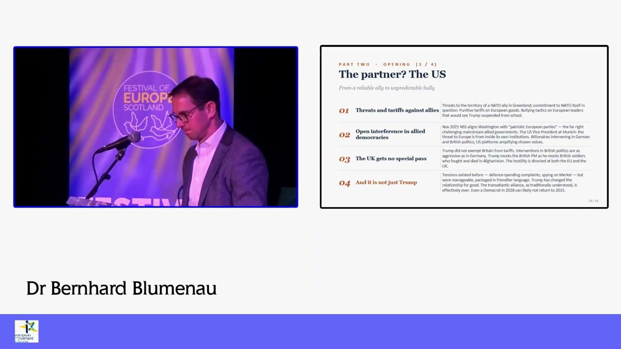 Bernard Blumenau Talk