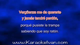 José José - Vergüenza Me Da Quererte (KARAOKE)