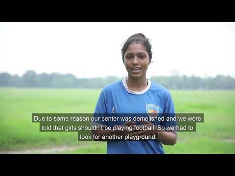 Young girls' fight for equality through sports