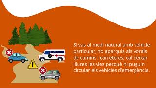 CONSELLS davant del risc d'INCENDI FORESTAL