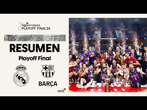 Real Madrid - Barça (82-93) RESUMEN | Playoff Final 2023