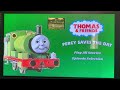 Opening Menu Walkthrough To Thomas Friends Percy Saves The Day 2005 DVD 2022 Reprint
