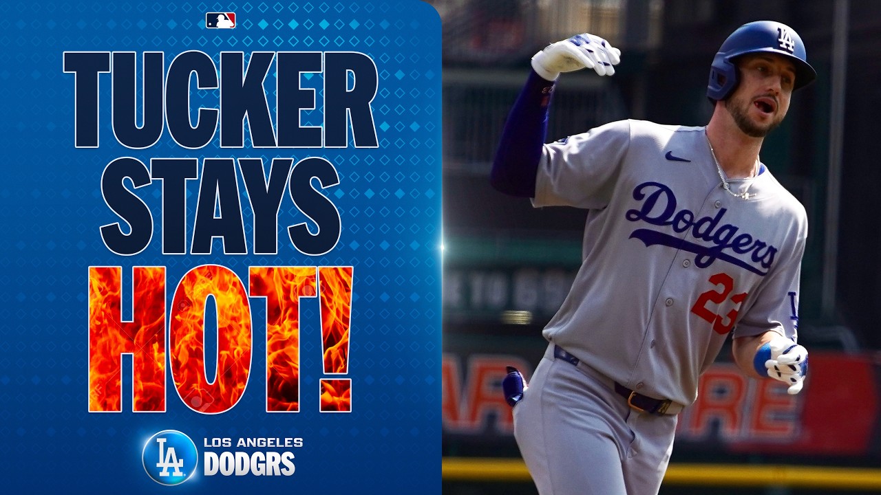 Kyle Tucker BELTS a TWO-RUN HR as the Dodgers look to clinch the NL West! 💪🔥(4th HR in 8 games!)