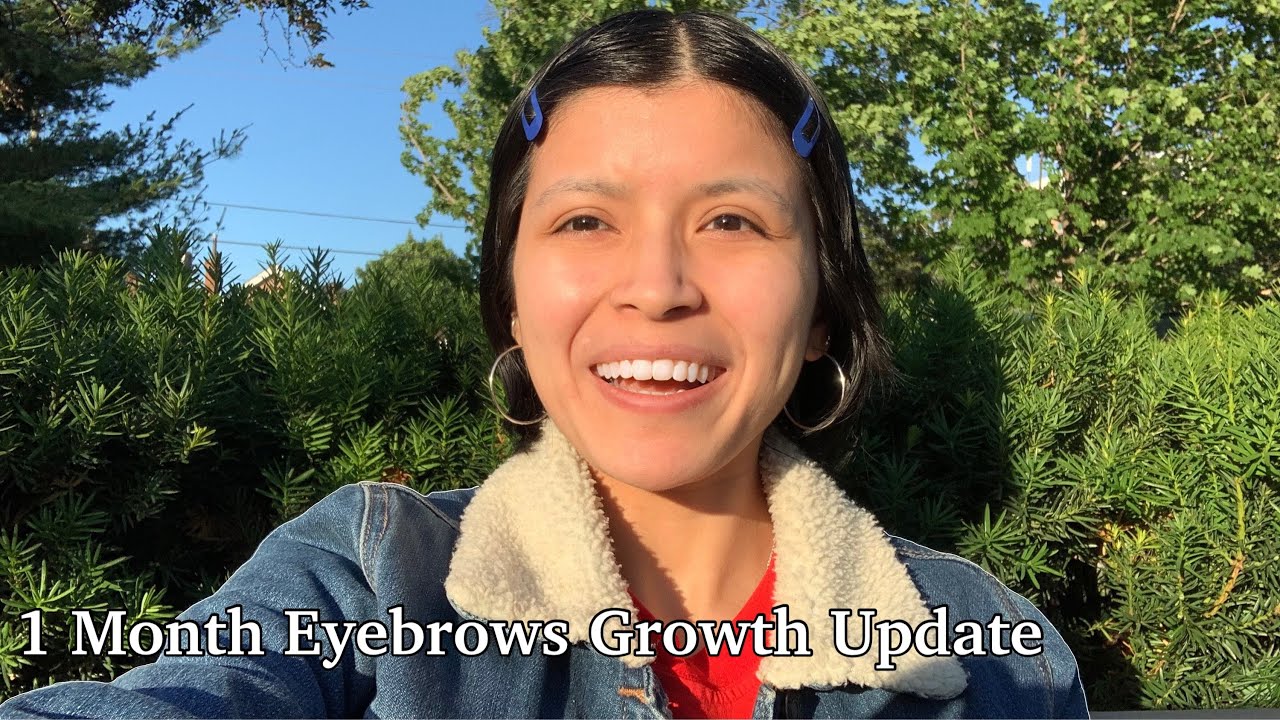 1 Month Eyebrows Growth Update