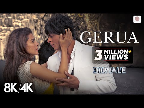 Gerua - 8K/4K Music Video | Shah Rukh Khan | Kajol | Dilwale | Arijit Singh, Antara Mitra | Pritam
