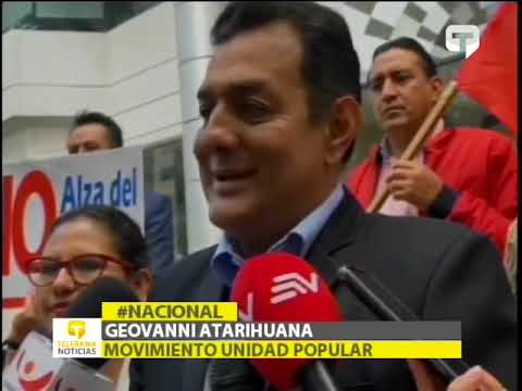 Movimiento Unidad Popular demanda de inconstitucionalidad por aumento del IVA