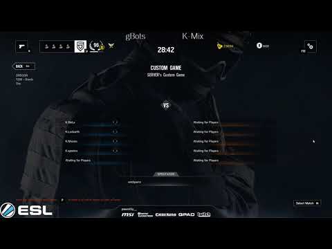 ESL EU Go4R6 (PC) #5 FINAL gBots vs K-MIX