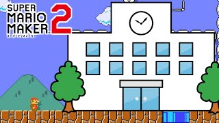 マリオが学校の授業を受ける！？【マリオメーカー２】