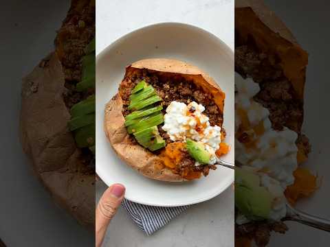 Loaded Sweet Potatoes