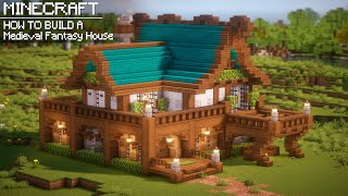 How to Build a Medieval Fantasy Village | Starter Base | Minecraft Tutorial