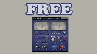 Video thumbnail for FREE GSatPlus Saturation by TBProAudio by FREE PLUGINS FREE