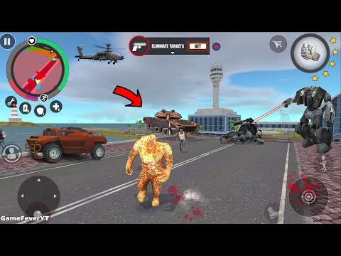 Stone Giant (Army Tank Stuck on Bridge Railing) iron Tank on Car Robot - Android Gameplay HD