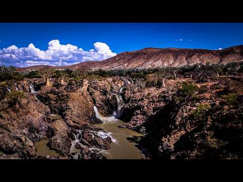 Secret Waterfall in the African Desert 🇳🇦 #nature #travel #epic