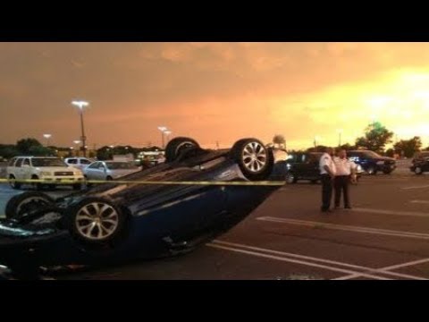 Severe Weather Vehicle flipped over like a toy car by Wind Gusts in USA New Jersey July 2019 News Video