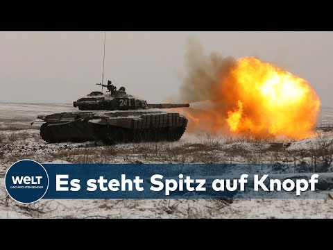 KRIEGSANGST: Hektische Diplomatie um Ukraine - Militärische Eskalation geht weiter | WELT Thema