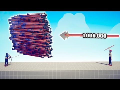 1.000.000 DAMAGE SPEAR THROWER vs EVERY GOD - TABS | Totally Accurate Battle Simulator 2023