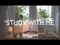 5-HOUR STUDY WITH ME | Cozy morning | Calm Piano🎹, Background noises | Pomodoro 25/5