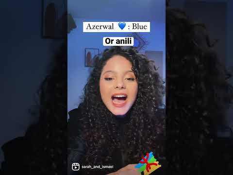 Short Tamazight Lessons ✨Lesson : COLORS 🎨