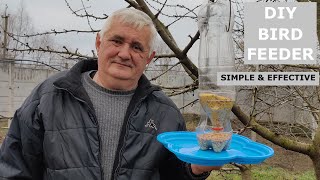 How to Make a Bird Feeder Using Two Plastic Bottles
