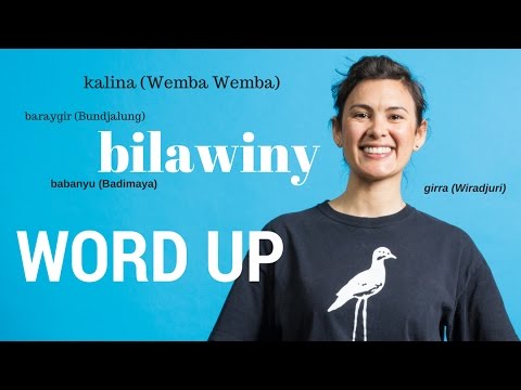 Learn words in the Nyungar language from Western Australia