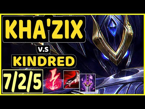 BIOPANTHER (KHA'ZIX) vs KINDRED - 7/2/5 KDA JUNGLE GAMEPLAY - OC Ranked DIAMOND