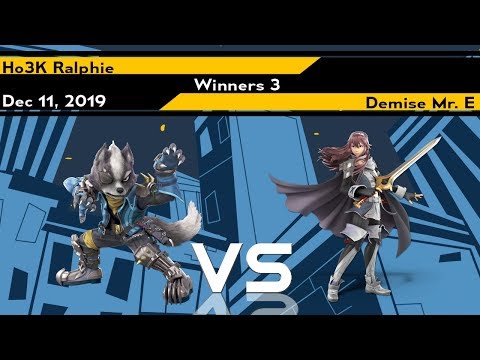 [Smash Ultimate] Xeno191 (Winners 3) - Ho3K Ralphie vs Demise Mr. E