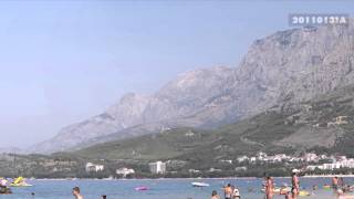 preview picture of video 'Tucepi beaches Croatia, Makarska riviera'