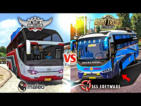 🚚Bus Simulator Indonesia VS Euro truck Simulator 2 | Maleo vs SCS Software