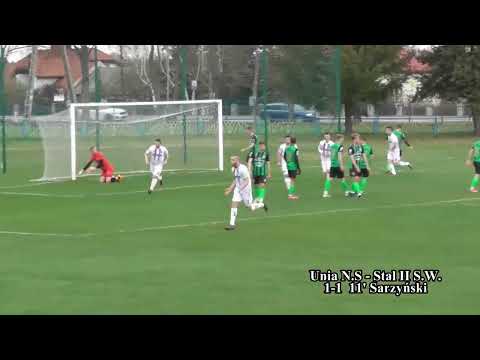 21K. V Ligi Unia Nowa Sarzyna - Stal II Stalowa Wola 3-2 23.04.2022r. - bramki z meczu