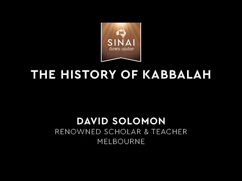 The History of Kabbalah - David Solomon