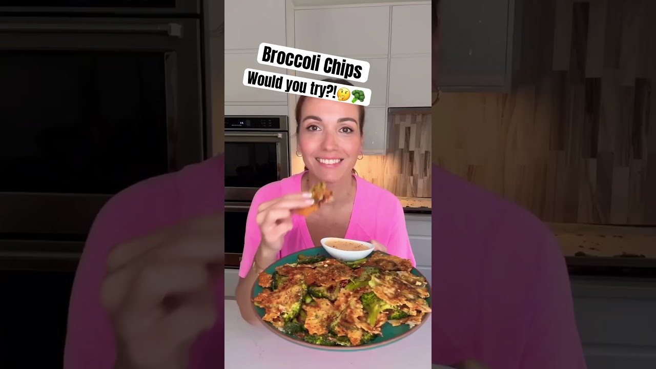 Crispy Parmesan Broccoli Chips🥦 By:@hungry.happens 👈(All Credit to Owner) #repost #cook