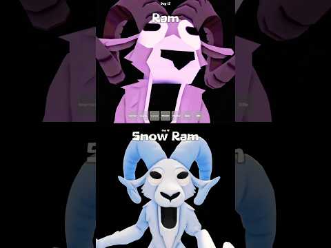 Ram vs Snow Ram JUMPSCARE - 99 Nights in the Forest #roblox #99nightintheforest #shorts
